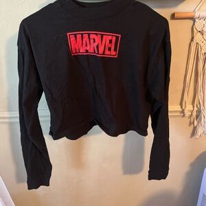 Marvel Black Shirt with Red Logo